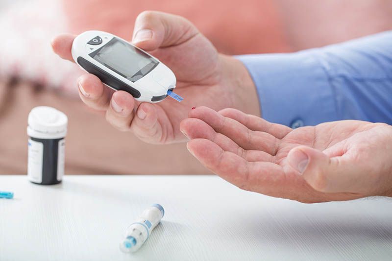 måle blodsukker ved diabetes
