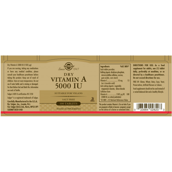 Vitamin A (100 kapsler) / / Helsemagasinet vitenskap og fornuft