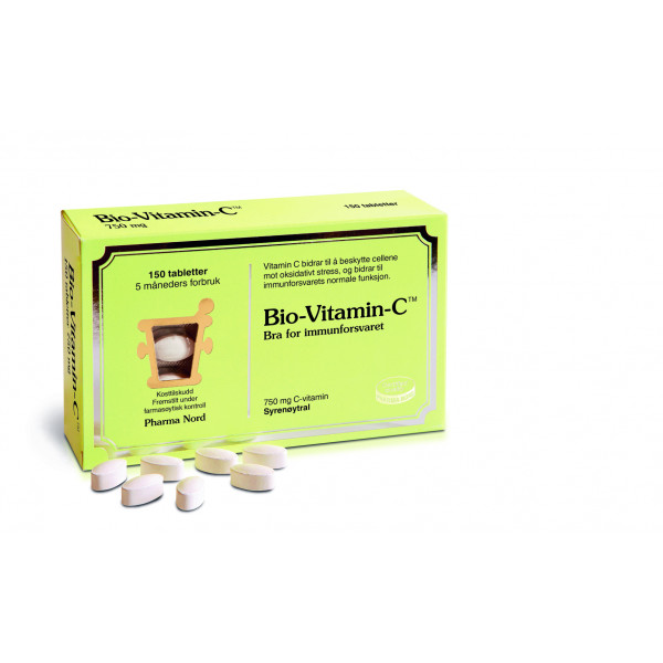 Bio-Vitamin-C (150 tabletter) / / Helsemagasinet vitenskap og fornuft