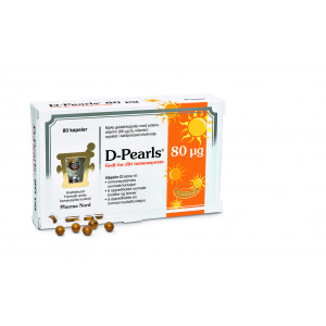 Pharma Nord: D-Pearls 80 µg (80 kapsler)