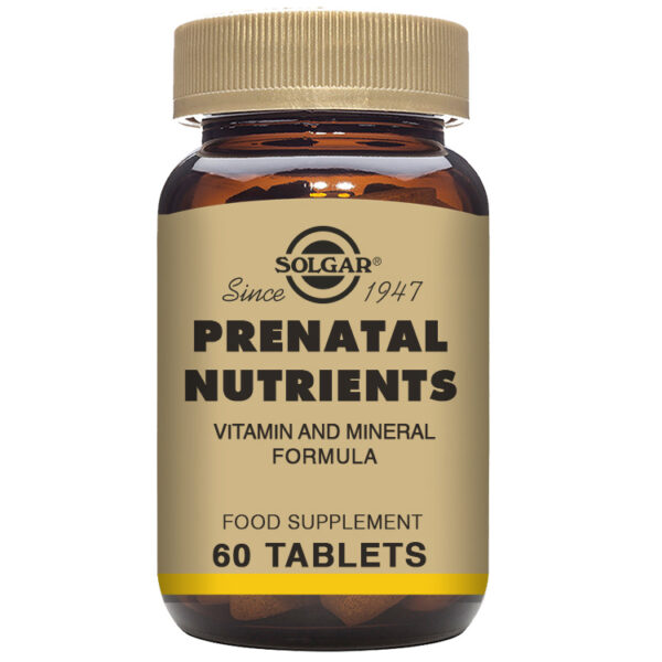 Solgar: Prenatal Nutrients for gravide (60 kapsler) / / Helsemagasinet vitenskap og fornuft