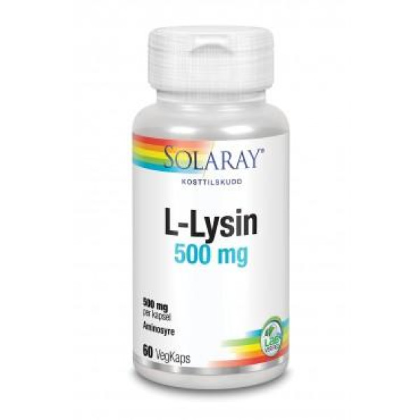 Solaray: L-Lysin (60 kapsler) / / Helsemagasinet vitenskap og fornuft