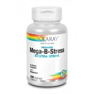Solaray: Mega-B-Stress - Ekstra sterk (120 kapsler)