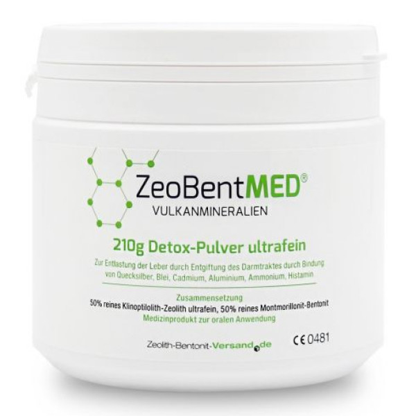 ZeoBent MED®: Ultrafint avgiftningspulver (210 g) / / Helsemagasinet vitenskap og fornuft