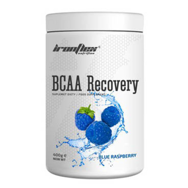 ironflex bcaa recovery blue raspberry