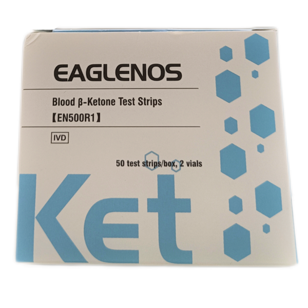 Eaglenos blodsukker og ketonmåler - ketonstrips